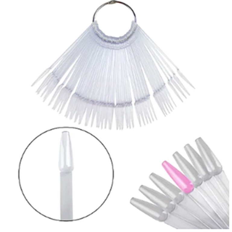 50 Placas  Display Unhas Postiça Mostruário /esmalte