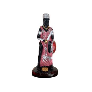 Imagem Obá Orixá Escultura Umbanda e Candomblé 10cm Resina