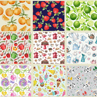 Tricolines 100% Algodão Cozinha 0,50cm x 1,50m