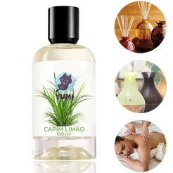 Essência Concentrada 100ml Capim Limão Para Aromatizador Difusor Umidificador Elétrico Hidrossolúvel A Melhor