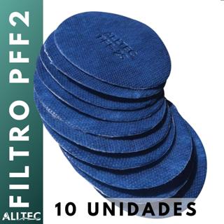 Jogo 10 Unidades Refil PFF2 Poeira Névoa Pó Gesso Madeira Respirador Facial