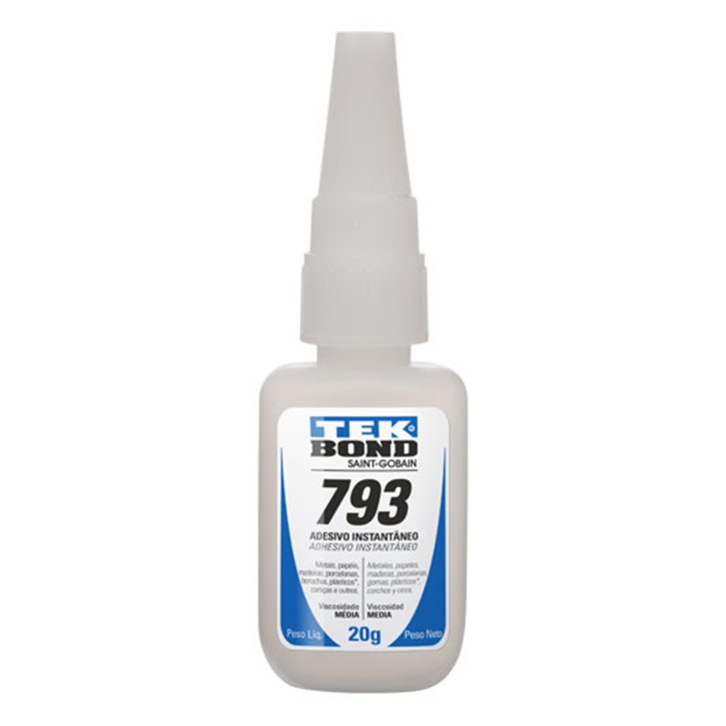 Adesivo Instantâneo Multiuso 793 Blister 20571002802 Tekbond 20g - Home & Living