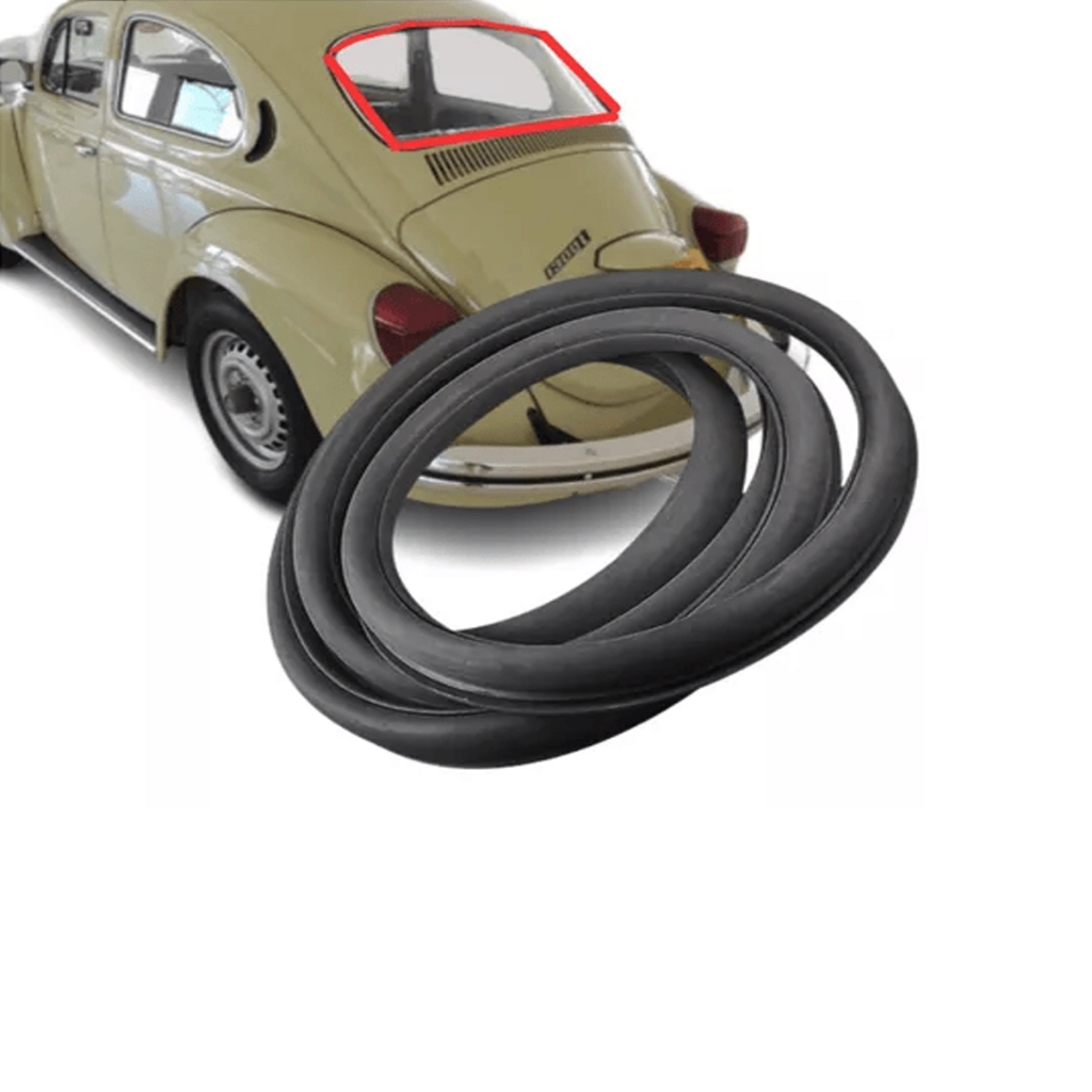 Borracha De Vigia Fusca Até 1966 Luxo (vidro Traseiro)