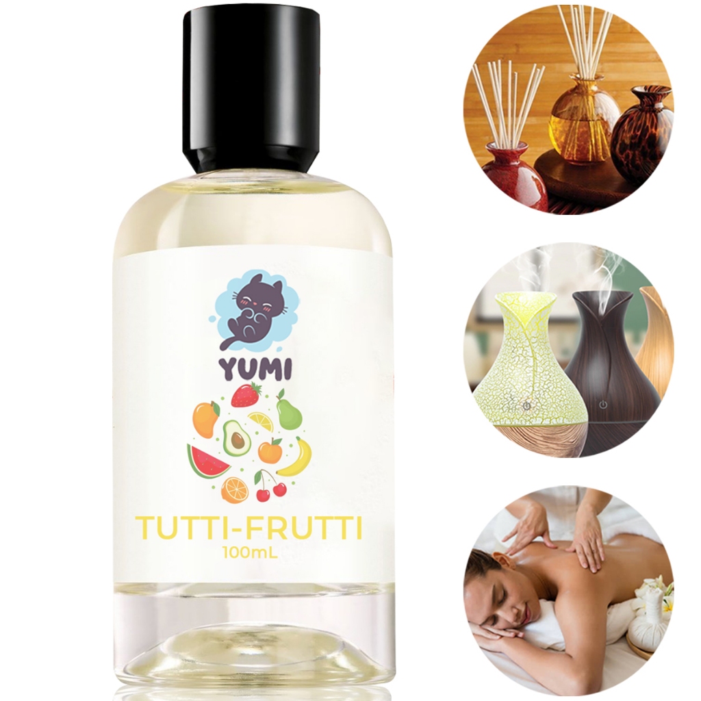 Essência Concentrada 100ml Tutti Frutti Para Aromatizador Difusor Umidificador Elétrico Hidrossolúvel A Melhor em Oferta na Shopee