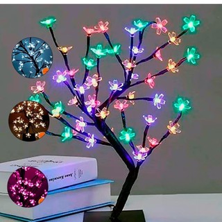 ASAYONG Árvore Cerejeira 48 Leds Fixo 45 CM Várias Cores Bivolt