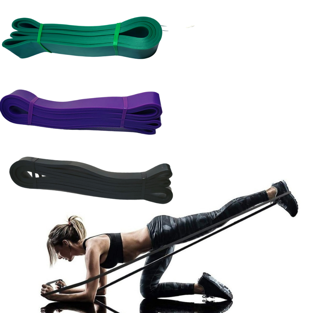 Super Band Elástico Borracha Pilates Fitness barra fixa Extra Forte Cross Crossfit Fortalecimento