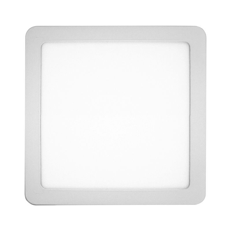 Luminária Led Sobrepor Quadrada Slim 12W 6000K Kian em Oferta na Shopee