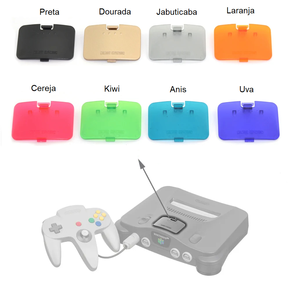 Tampa do Jumper Pak ou Expansion Pak N64 Nintendo 64