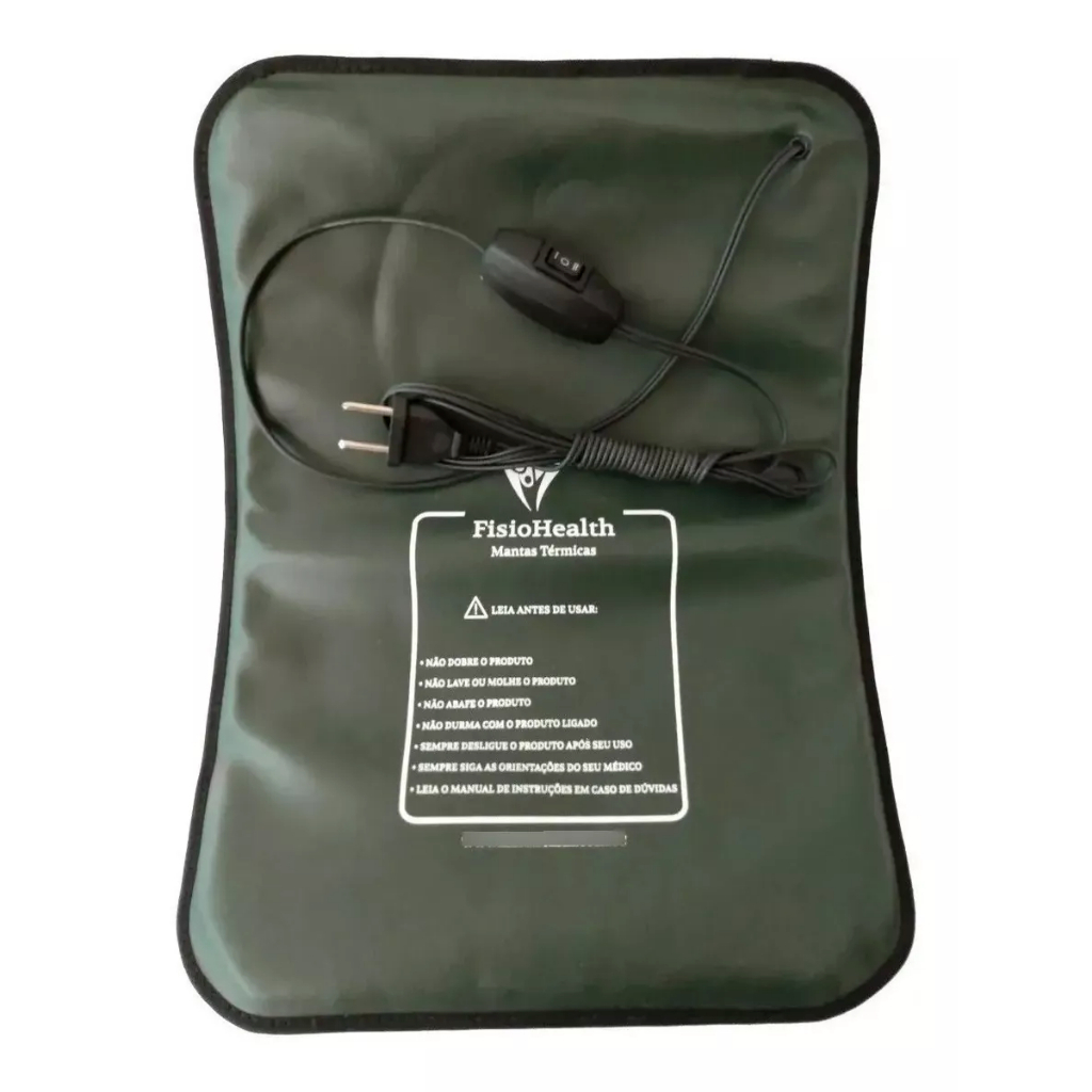 Manta Bolsa Térmica Elétrica Estética Fisioterapia Alívio de Cólica 110 vts