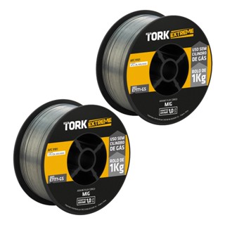 Arame Para Solda Mig Uso Sem Gás 1.0mm - Kit 2 Rolos De 1 Kg Super Tork em Oferta na Shopee