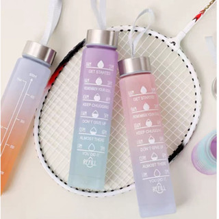 3 Peças de Garrafa De Água 300ml Motivacional Squeeze Academia Escola Antivazamento Cores Aleatórias em Oferta na Shopee