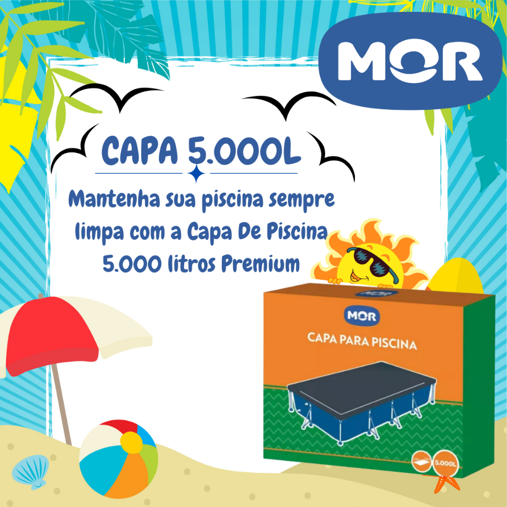 Capa Piscina Inflável Retangular Standard 5000l Mor em Oferta na Shopee