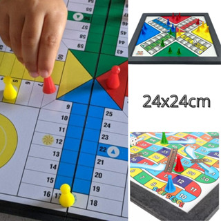 Jogo Educativo Tabuleiro Ludo E Sobe Desce Peq 24x24cm - Dutati
