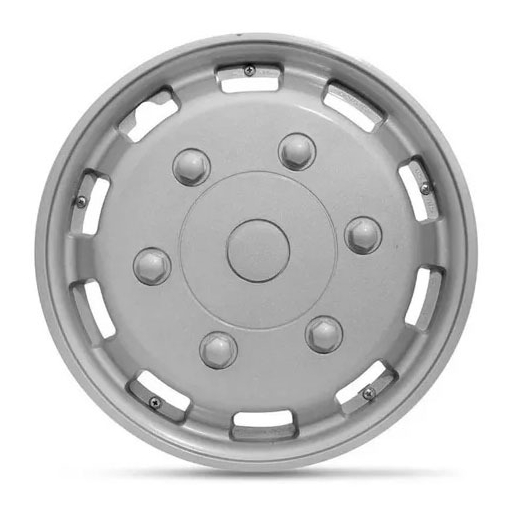 Calota Roda Aro 15 Vans Prata Ducato Master Iveco