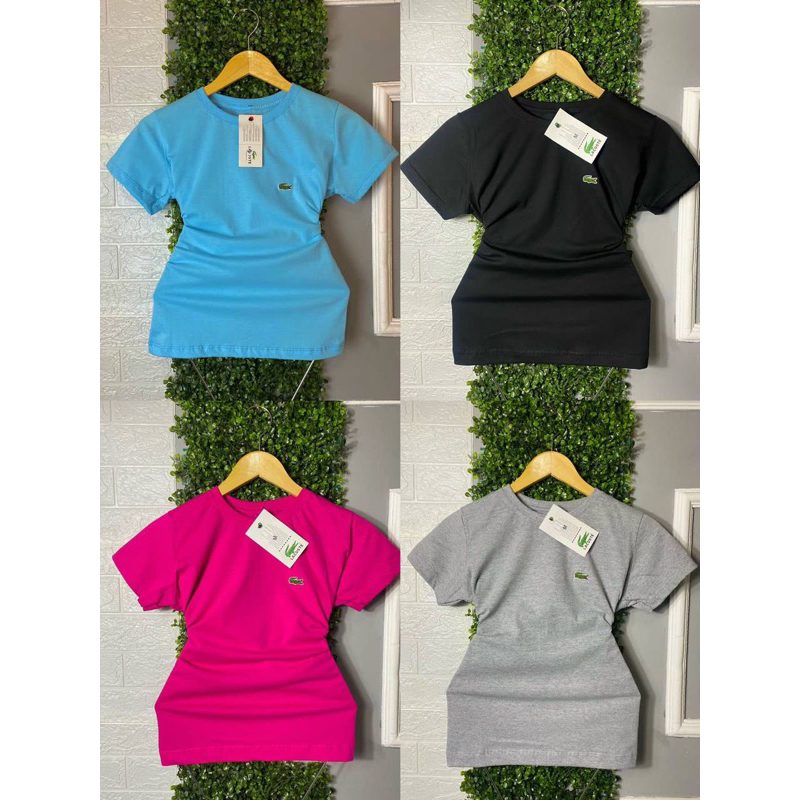 Baby Look Lacoste Feminina: Onde Comprar | BuscaProdutos