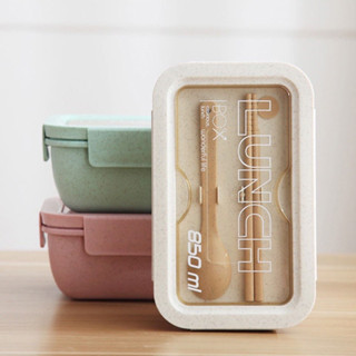Marmita Lunch Box Com Divisória Pote Ecológica 850ml