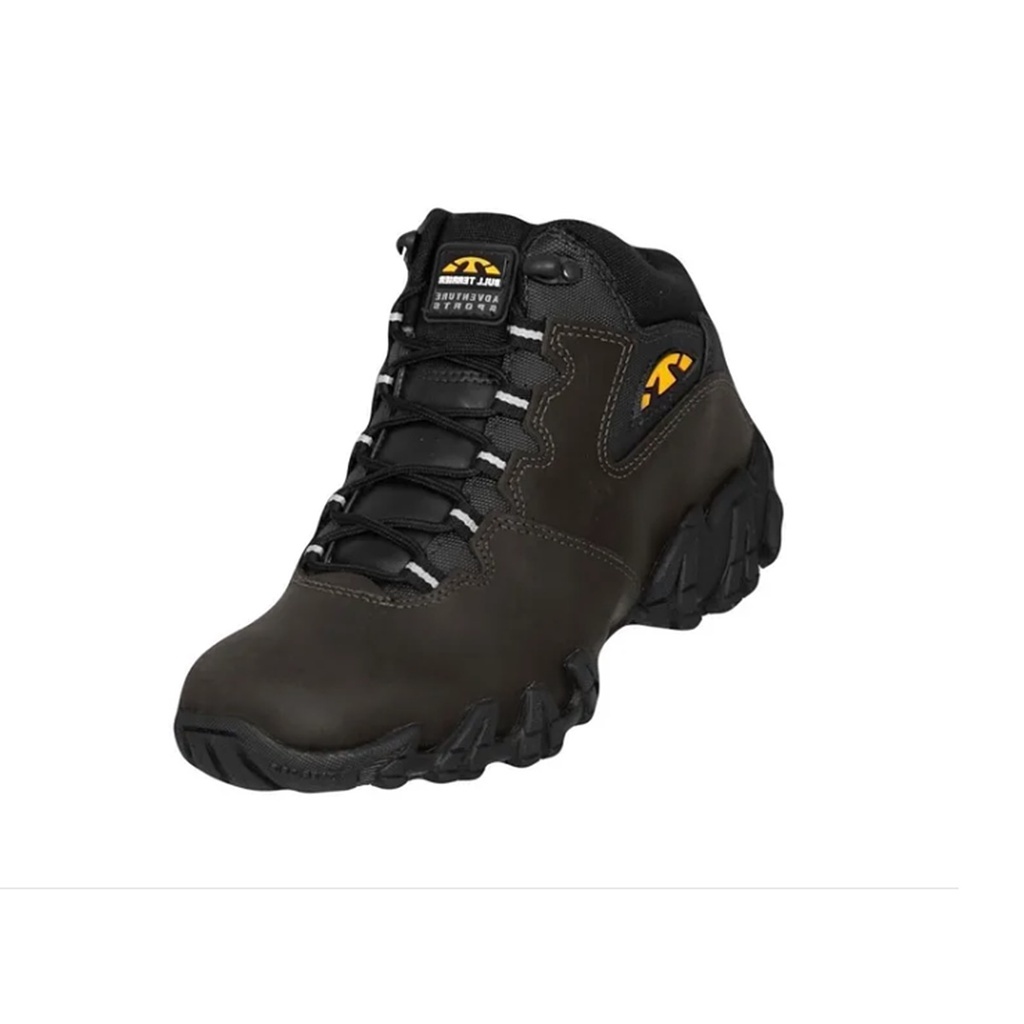 Bota Bruce Bull Terrier Burnet Coturno Couro Legitimo Masc.