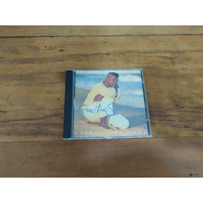 CD Emílio Santiago Perdido de Amor original usado