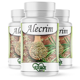 ALECRIM DO CAMPO EM CÁPSULAS 3 FRASCOS PLANTA MILENAR