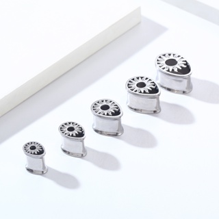 Alargador Aço Cirúrgico Pvd Gota / Sol 8/10/12/14/16mm em Oferta na Shopee