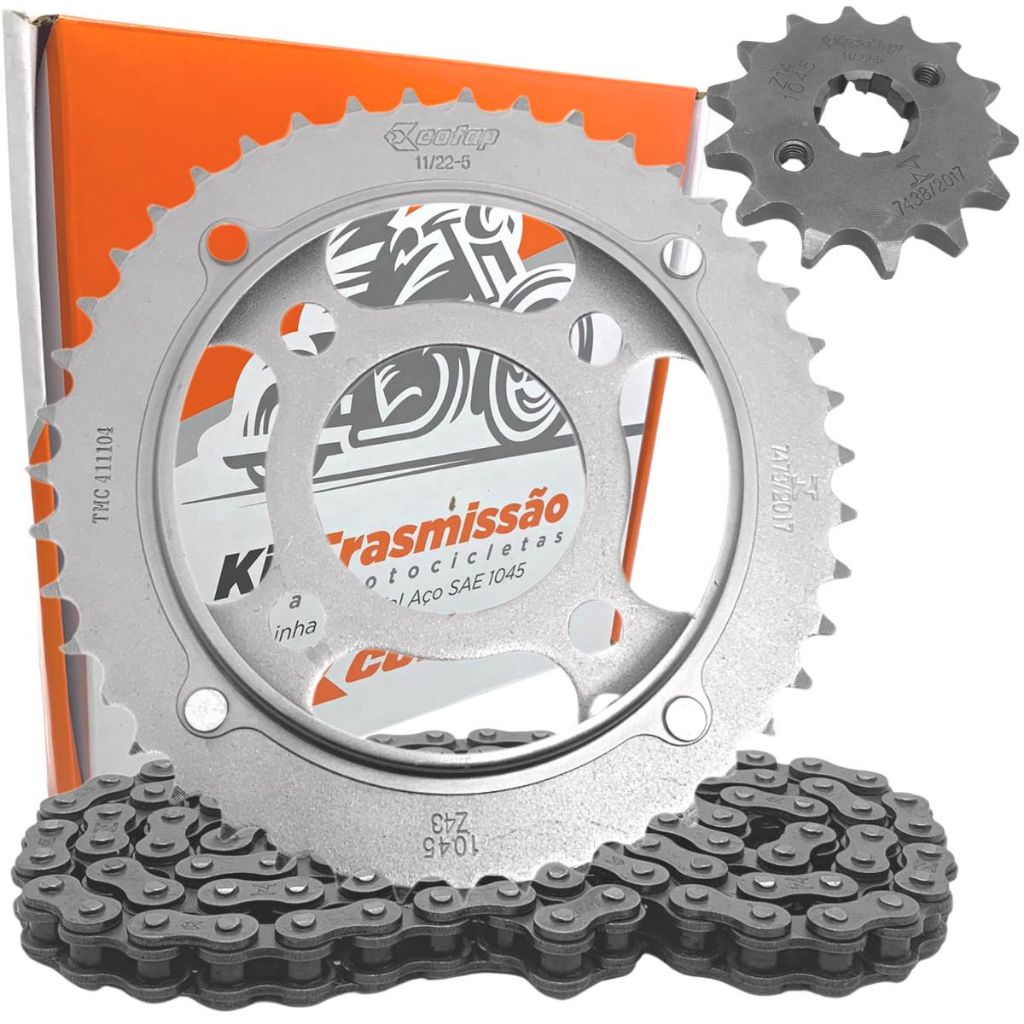 Kit Relacao Transmissao Cofap Titan Cg 125 90/99 em Oferta na Shopee