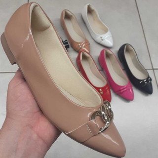 Sapatilha Feminina Bico Fino Casual Confortável Elegante