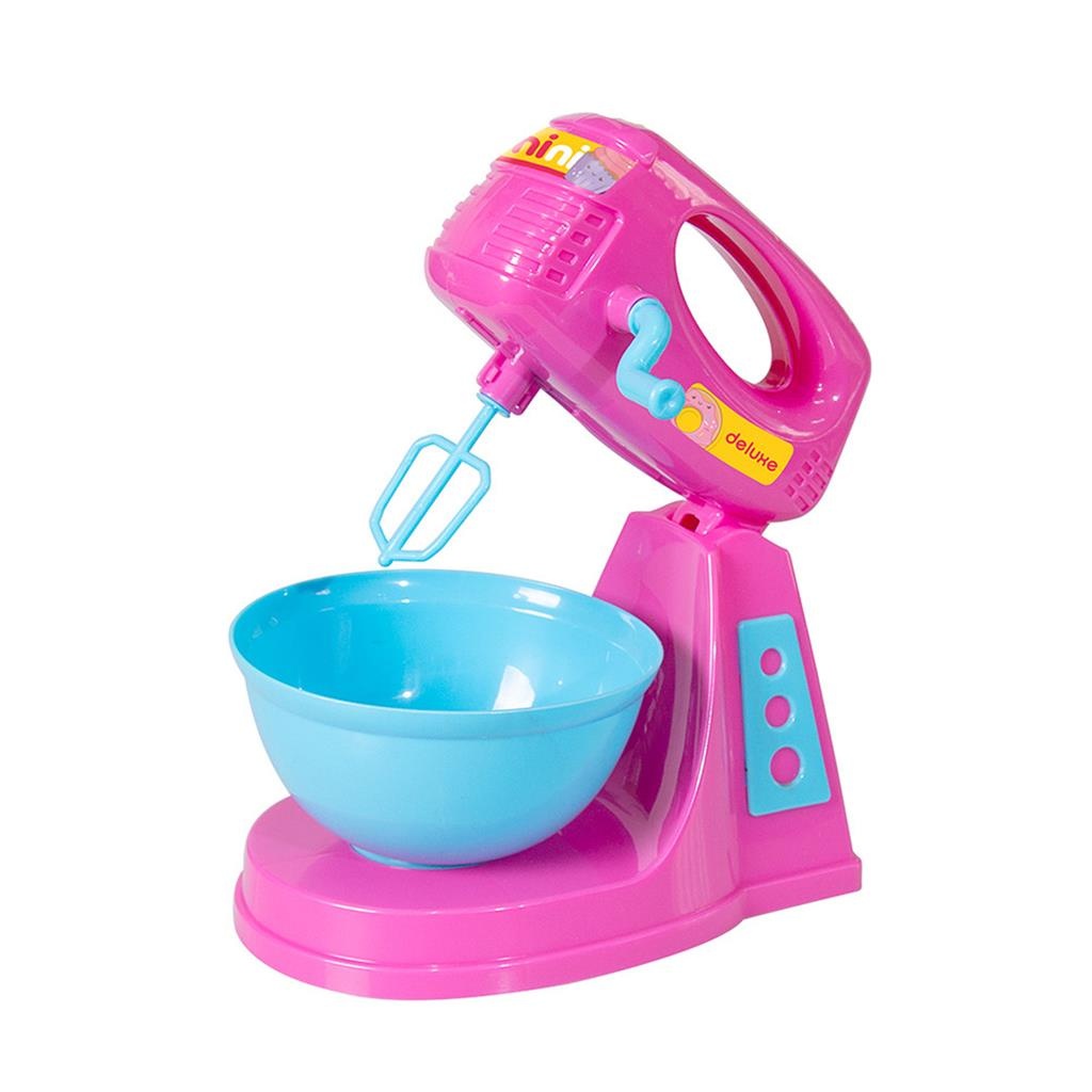 Mini Batedeira e Liquidificador Brinquedo Menina Infantil Gira Manualmente - Bs Toys