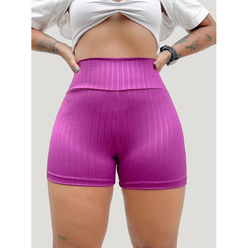 Short Legging 3d  fitness levanta bumbum modeladora  poliamida ideal para Academia pilates e ginastica