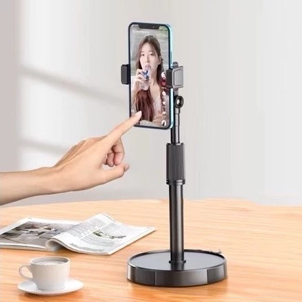 Suporte Tripé Celular Smartphone De Mesa Escritório 360º — imagem 1