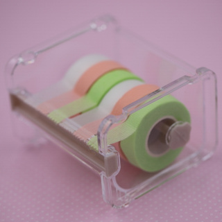Suporte Acrílico E Cortador De Fitas Micropores Dispenser em Oferta na Shopee