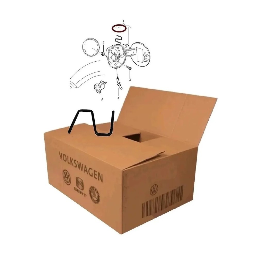 MOLA MOLIONHA da Portinhola Tanque Fox Spacefox Crossfox Original volkswagen 5Z0809931 em Oferta na Shopee