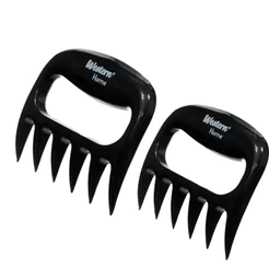Kit Jogo Duas Garra de Urso Em Pvc Para Churrasco e Assados Desfiador de Carne