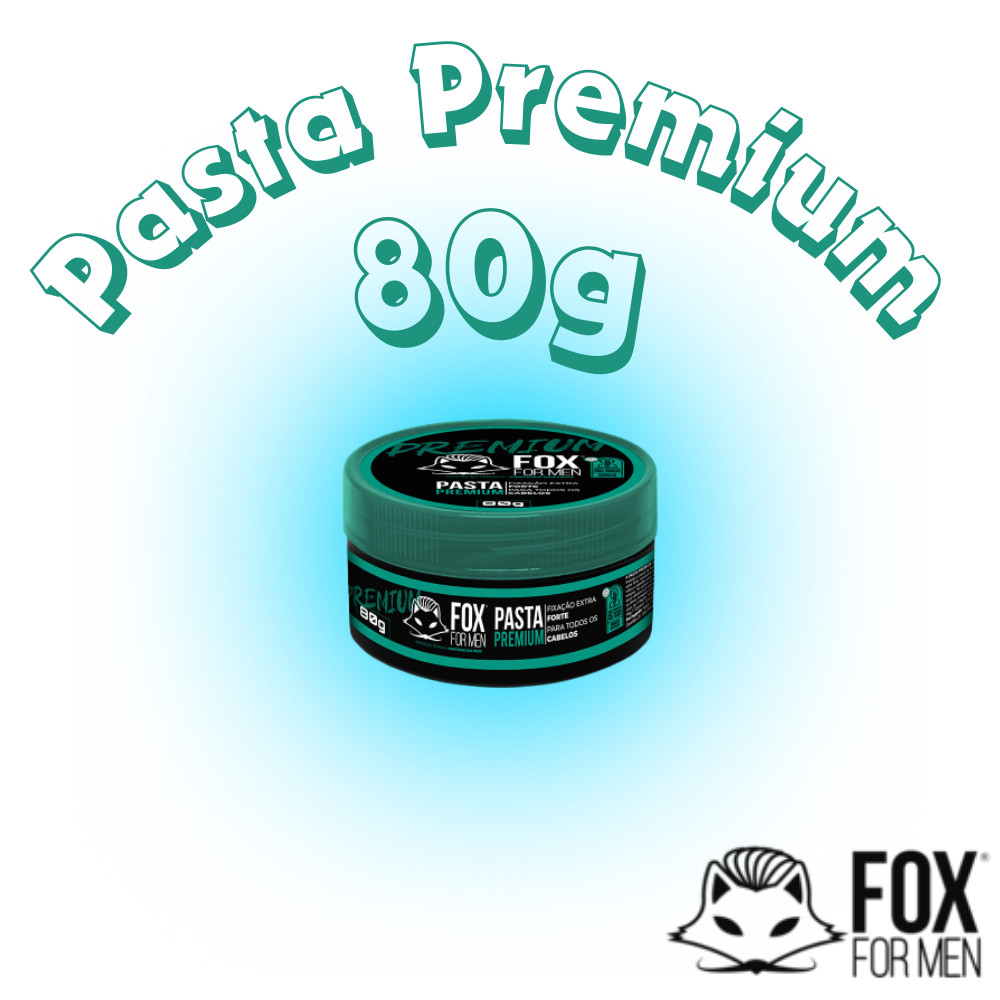Pomada Fixadora Extra Forte Premium 80G - FOX FOR MEN