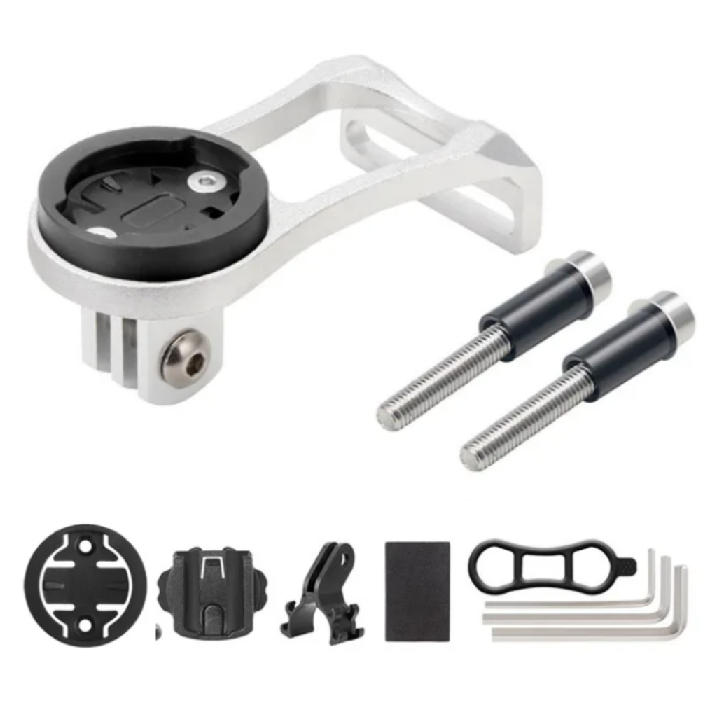 Suporte Avançado de Bicicleta para GPS Garmin Edge Bryton Cateye e Câmera GoPro
