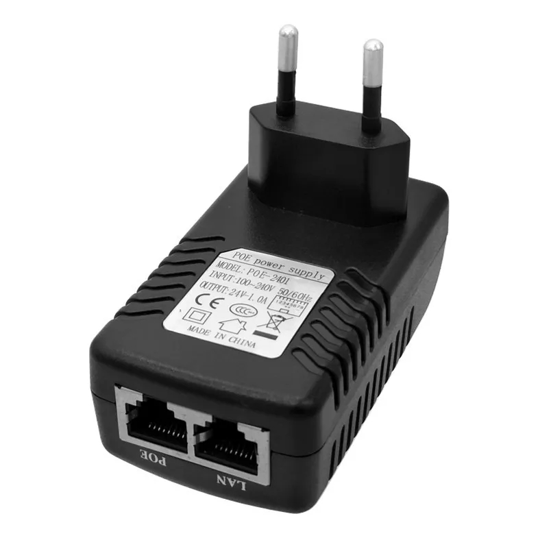 Fonte Poe Compacta 24v 1a Access Point Roteador Rj45 Bivolt