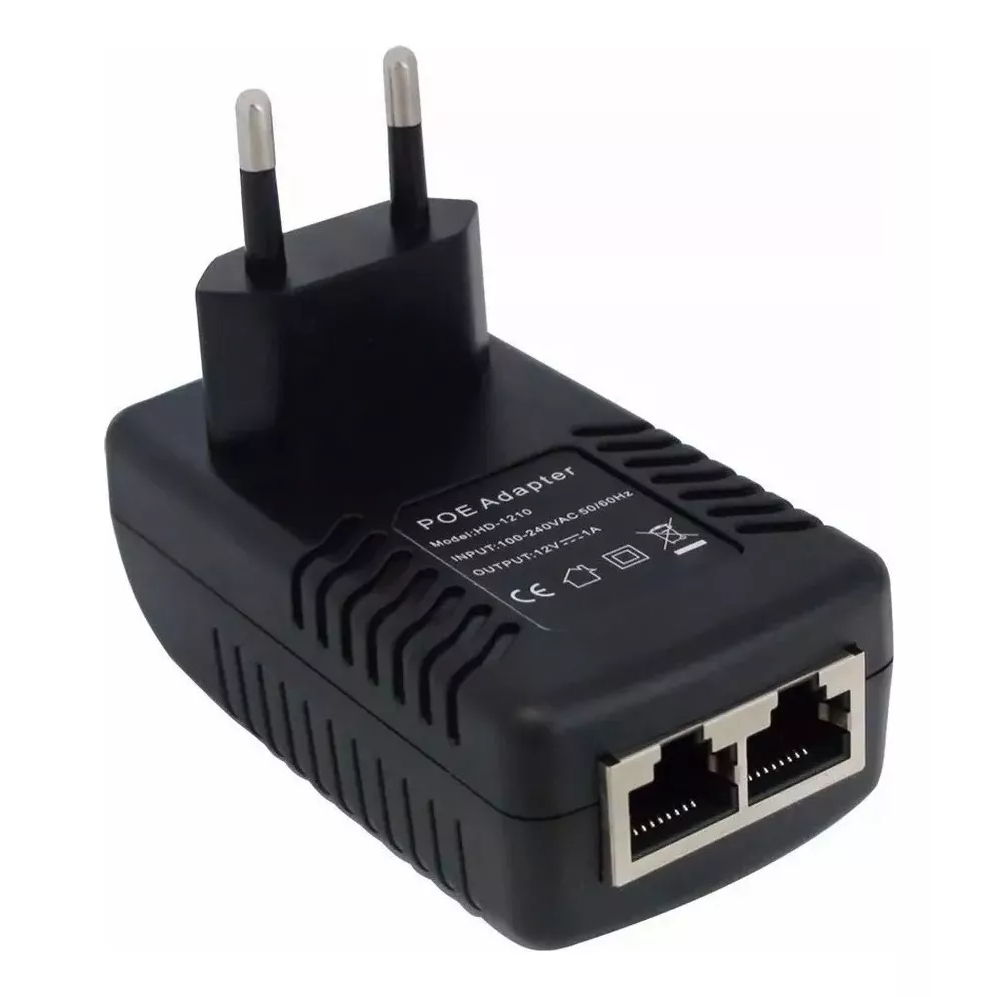 Detalhes do Fonte Poe Compacta 24v 1a Access Point Roteador Rj45 Bivolt