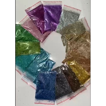 100g Glitter 008" 1/128 Poliéster Fino em Oferta na Shopee