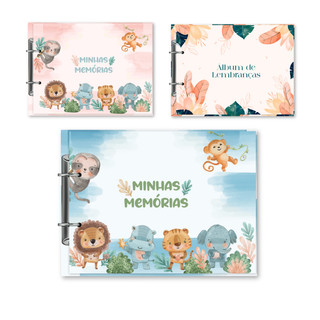 Álbum de Fotos Infantil Album de Bebê Álbum de Fotografias Memórias Álbumdefotos Foto Album Personalizado