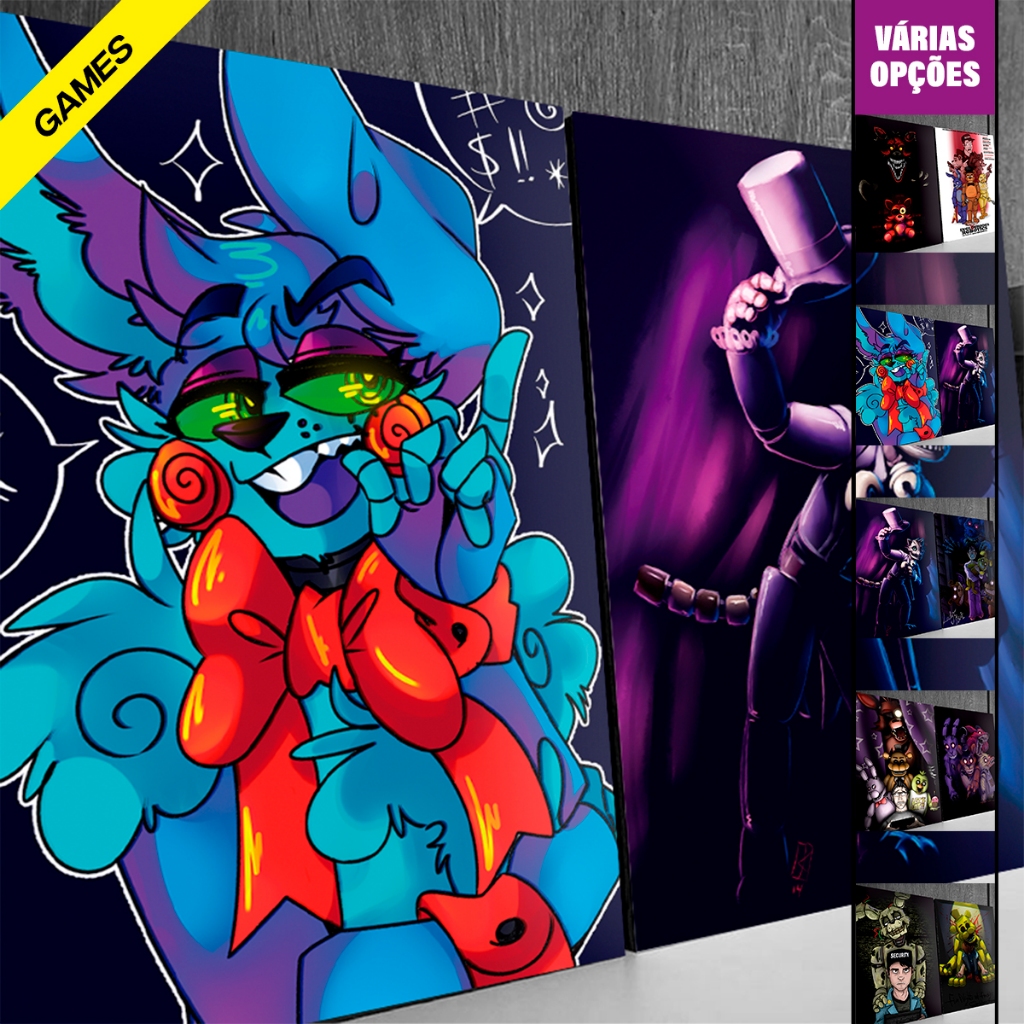 Kit 02 Five Night at Freddy's, FNAF, Freddy 20x28 MDF