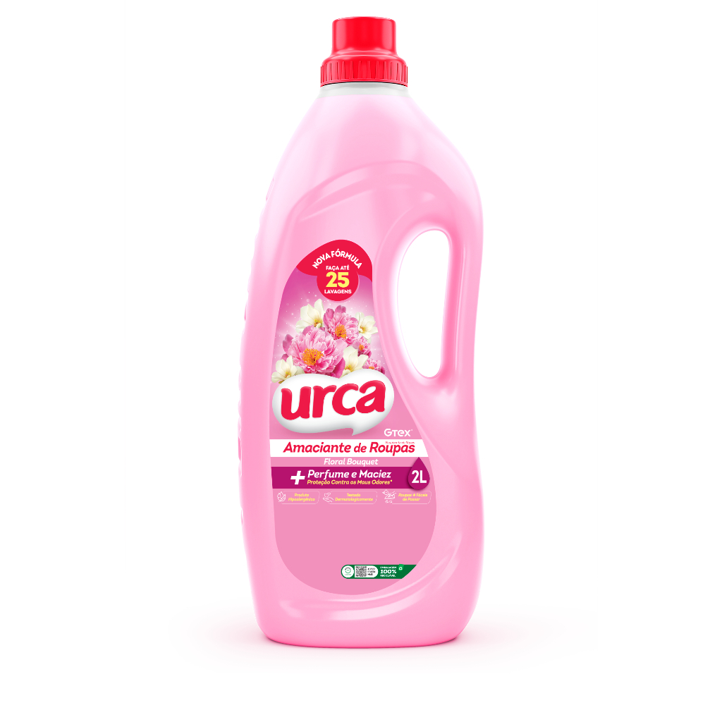 AMACIANTE URCA FLORAL ROSA - 2L em Oferta na Shopee