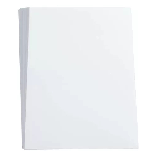 Capa para Encadernação Ofício Branco Couro PP 0,30 100un