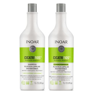 KIT INOAR CICATRIFIOS SHAMPOO 1L + CONDICIONADOR 1L.