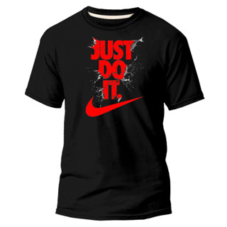 Camiseta JUST DO IT NK Unissex Camisa 100% Algodão
