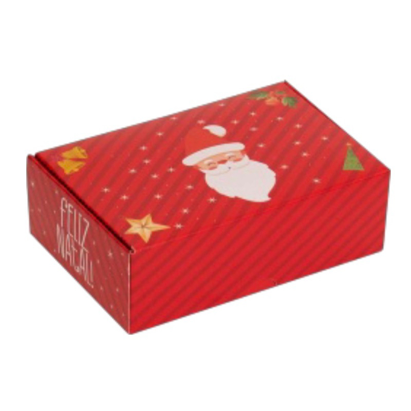 10 Caixa Practice (6 Doces) 4439 Natal Feliz NOEL (Natal Ideia) (CHOCO)