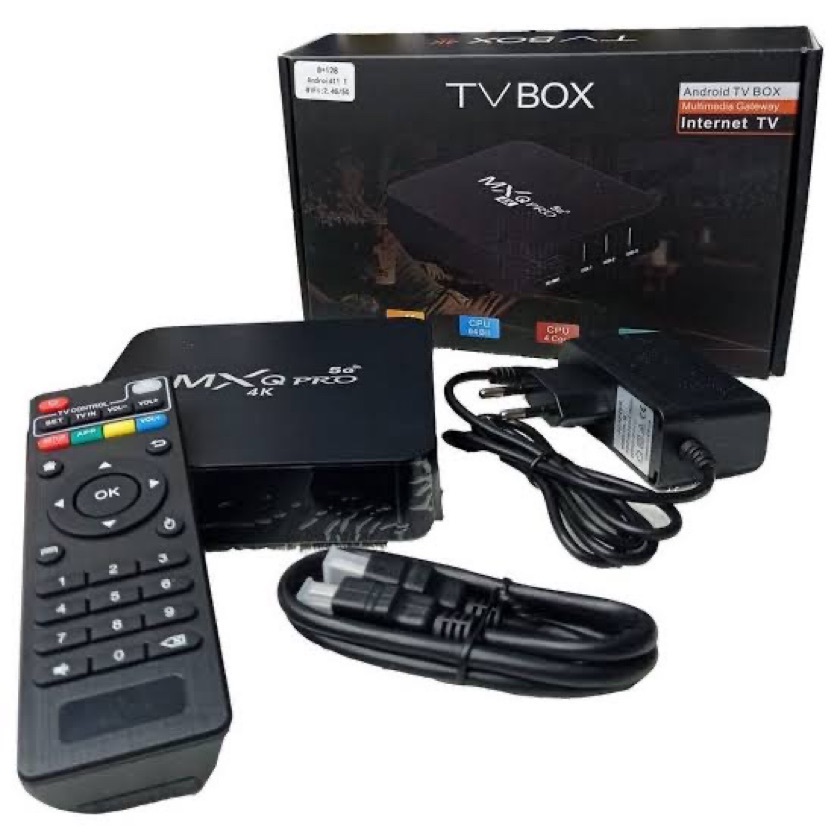 tv box mxq pro 4k wifi conversor smart tv 32GB de Ram 256gb de armazenamento youtube netflix transforma sua tv em smart android