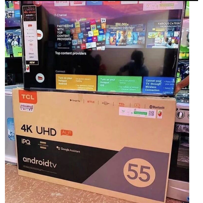 NOVA TV ORIGINAL SELADA TCL 4k UHD 55 POLEGADAS SMART ANDRIO LED TV