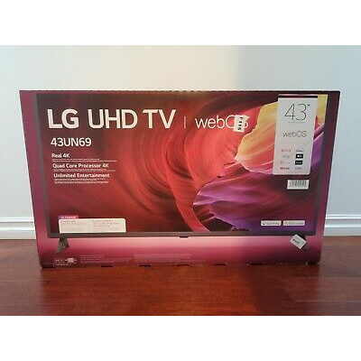 NOVA TV ORIGINAL SELADA LG UHD 43 POLEGADAS SMART WEB OS TV