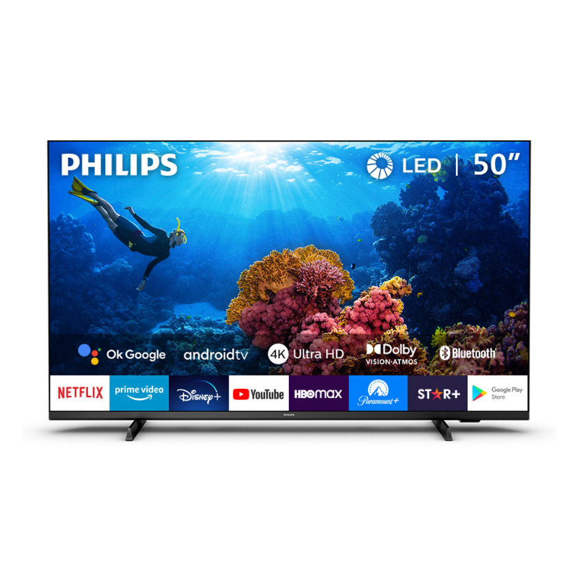 NOVA TV ORIGINAL SELADA PHILIPS 50 POLEGADAS SMART LED ANDROID TV