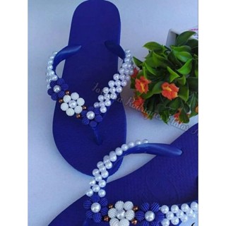 TRAMAS DE PÉROLAS PARA CHINELO, HAVAIANAS CUSTOMIZADO, NÃO ACOMPANHA CHINELO. .