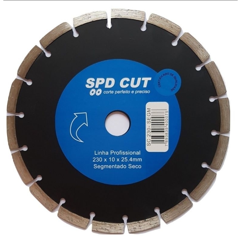 Disco Diamantado Segmentado 230mm 9 polegadas